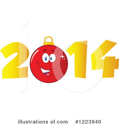 Royalty-Free (RF) New Year Clipart Illustration by Hit Toon - Stock Sample #1223940