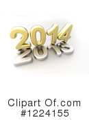 New Year Clipart #1224155 by chrisroll