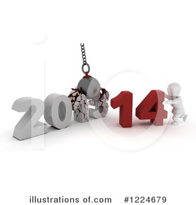 Royalty-Free (RF) New Year Clipart Illustration by KJ Pargeter - Stock Sample #1224679