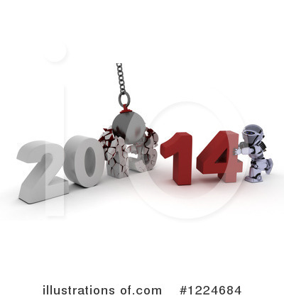 Royalty-Free (RF) New Year Clipart Illustration by KJ Pargeter - Stock Sample #1224684