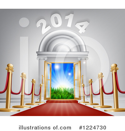 Royalty-Free (RF) New Year Clipart Illustration by AtStockIllustration - Stock Sample #1224730