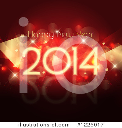 Royalty-Free (RF) New Year Clipart Illustration by KJ Pargeter - Stock Sample #1225017