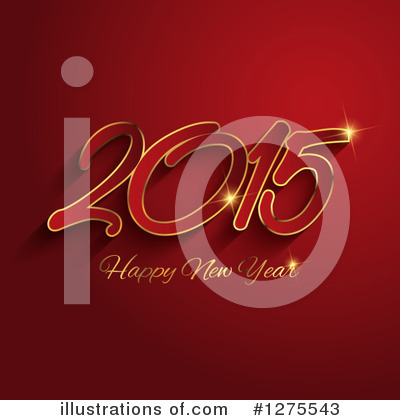 Royalty-Free (RF) New Year Clipart Illustration by KJ Pargeter - Stock Sample #1275543