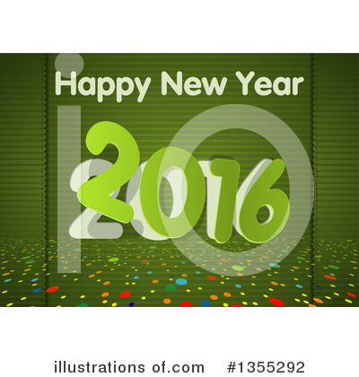 Royalty-Free (RF) New Year Clipart Illustration by dero - Stock Sample #1355292
