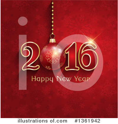 Royalty-Free (RF) New Year Clipart Illustration by KJ Pargeter - Stock Sample #1361942