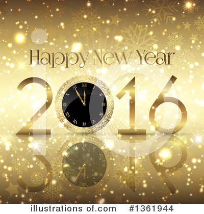 Royalty-Free (RF) New Year Clipart Illustration by KJ Pargeter - Stock Sample #1361944