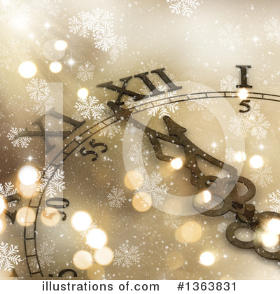 New Years Clipart #1363831 by KJ Pargeter