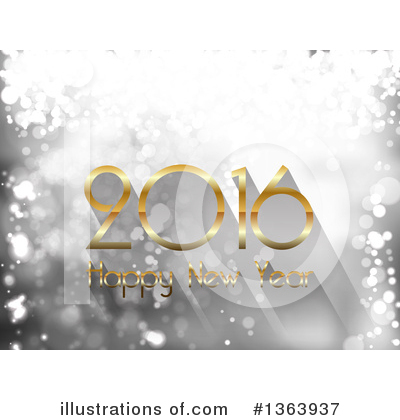 Royalty-Free (RF) New Year Clipart Illustration by vectorace - Stock Sample #1363937