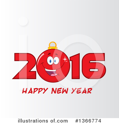 Royalty-Free (RF) New Year Clipart Illustration by Hit Toon - Stock Sample #1366774