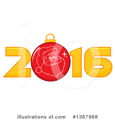 Royalty-Free (RF) New Year Clipart Illustration by Hit Toon - Stock Sample #1367968