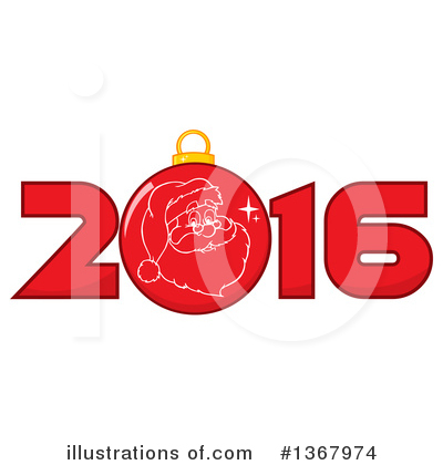 Royalty-Free (RF) New Year Clipart Illustration by Hit Toon - Stock Sample #1367974
