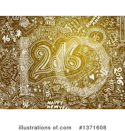 Royalty-Free (RF) New Year Clipart Illustration by NL shop - Stock Sample #1371608