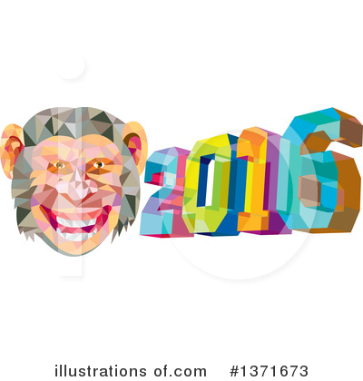 Chimpanzee Clipart #1371673 by patrimonio