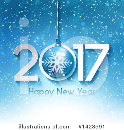 Royalty-Free (RF) New Year Clipart Illustration by KJ Pargeter - Stock Sample #1423591