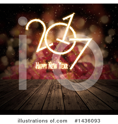 Royalty-Free (RF) New Year Clipart Illustration by KJ Pargeter - Stock Sample #1436093