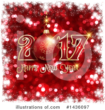 Royalty-Free (RF) New Year Clipart Illustration by KJ Pargeter - Stock Sample #1436097