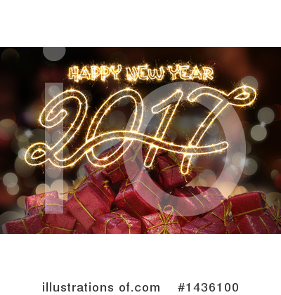 Royalty-Free (RF) New Year Clipart Illustration by KJ Pargeter - Stock Sample #1436100