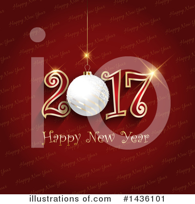 Royalty-Free (RF) New Year Clipart Illustration by KJ Pargeter - Stock Sample #1436101