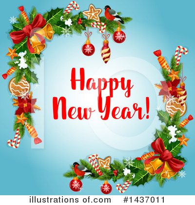 Royalty-Free (RF) New Year Clipart Illustration by Vector Tradition SM - Stock Sample #1437011