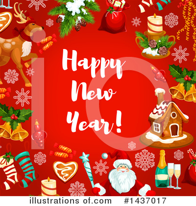 Royalty-Free (RF) New Year Clipart Illustration by Vector Tradition SM - Stock Sample #1437017