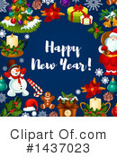 New Year Clipart #1437023 by Vector Tradition SM