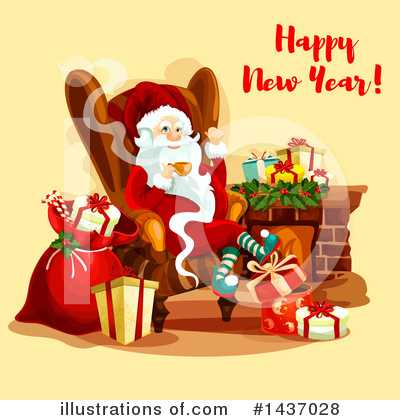 Royalty-Free (RF) New Year Clipart Illustration by Vector Tradition SM - Stock Sample #1437028