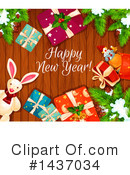 New Year Clipart #1437034 by Vector Tradition SM