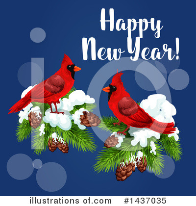 Cardinal Clipart #1437035 by Vector Tradition SM