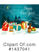 New Year Clipart #1437041 by Vector Tradition SM