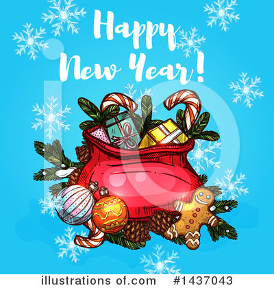 Royalty-Free (RF) New Year Clipart Illustration by Vector Tradition SM - Stock Sample #1437043