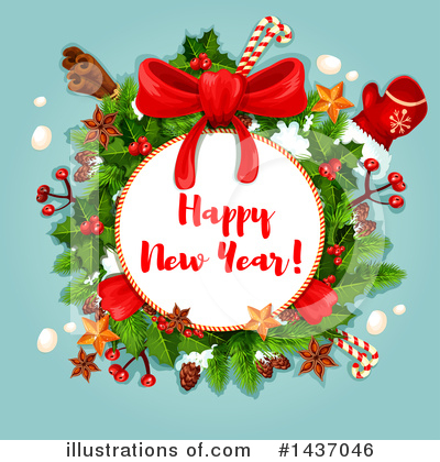 Royalty-Free (RF) New Year Clipart Illustration by Vector Tradition SM - Stock Sample #1437046