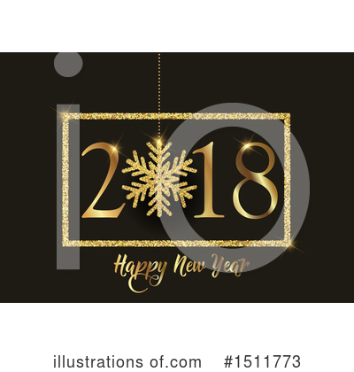 Royalty-Free (RF) New Year Clipart Illustration by KJ Pargeter - Stock Sample #1511773