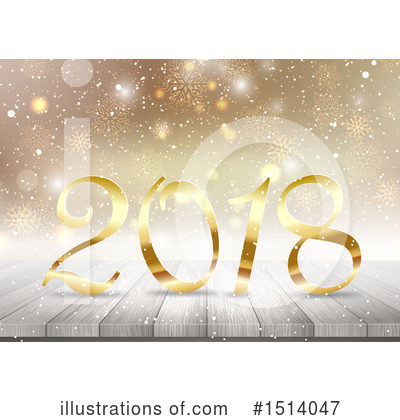 Royalty-Free (RF) New Year Clipart Illustration by KJ Pargeter - Stock Sample #1514047