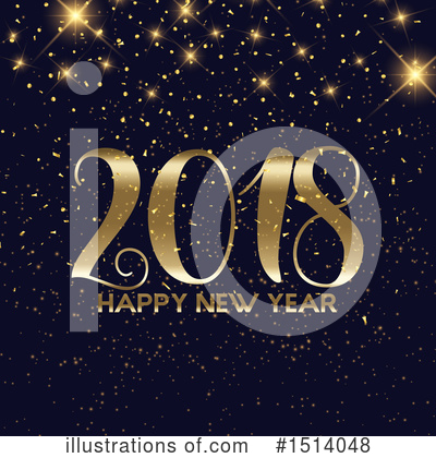 Royalty-Free (RF) New Year Clipart Illustration by KJ Pargeter - Stock Sample #1514048