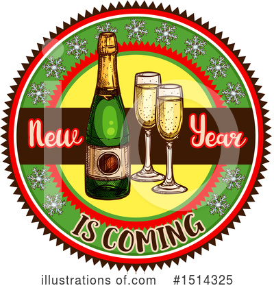 Royalty-Free (RF) New Year Clipart Illustration by Vector Tradition SM - Stock Sample #1514325