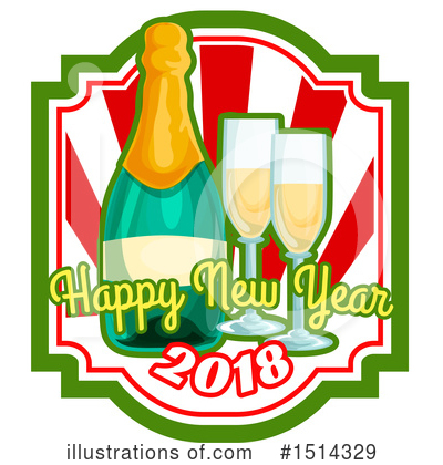 Royalty-Free (RF) New Year Clipart Illustration by Vector Tradition SM - Stock Sample #1514329