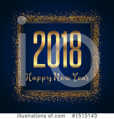 Royalty-Free (RF) New Year Clipart Illustration by KJ Pargeter - Stock Sample #1515143
