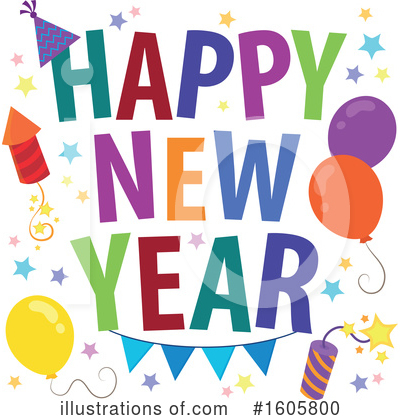 Happy New Year Clipart #1605800 by visekart