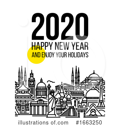Royalty-Free (RF) New Year Clipart Illustration by elena - Stock Sample #1663250