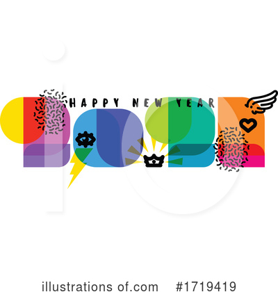 Royalty-Free (RF) New Year Clipart Illustration by elena - Stock Sample #1719419