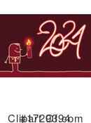 New Year Clipart #1729394 by NL shop