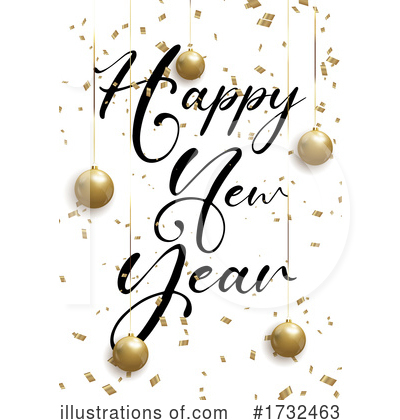 Happy New Year Clipart #1732463 by KJ Pargeter