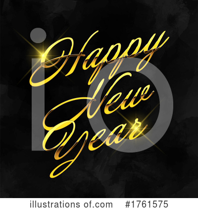 Happy New Year Clipart #1761575 by KJ Pargeter