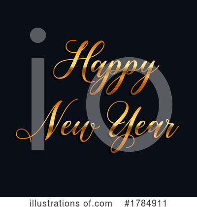 New Years Clipart #1784911 by KJ Pargeter