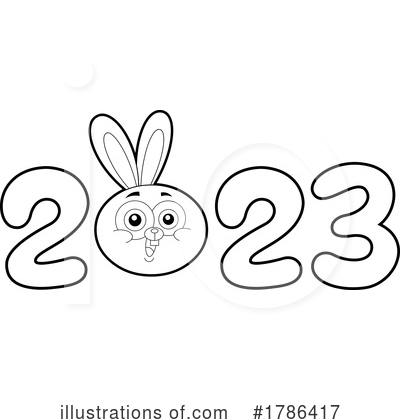 Royalty-Free (RF) New Year Clipart Illustration by Hit Toon - Stock Sample #1786417