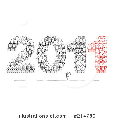 Royalty-Free (RF) New Year Clipart Illustration by NL shop - Stock Sample #214789