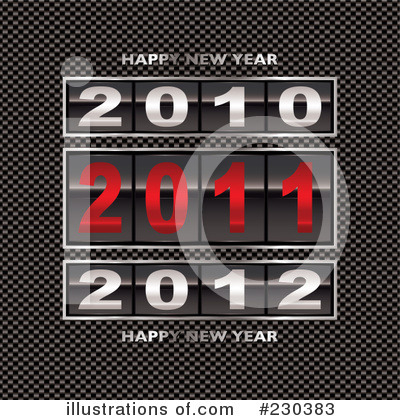 Royalty-Free (RF) New Year Clipart Illustration by michaeltravers - Stock Sample #230383