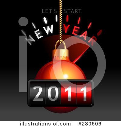 Royalty-Free (RF) New Year Clipart Illustration by Oligo - Stock Sample #230606