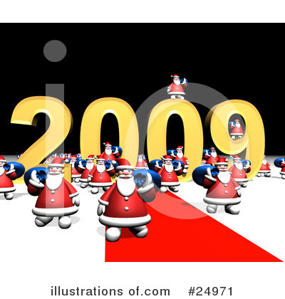 Royalty-Free (RF) New Year Clipart Illustration by Eugene - Stock Sample #24971
