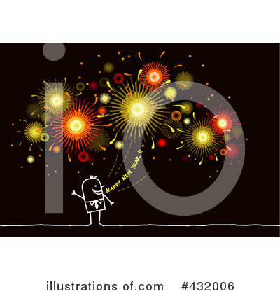 Royalty-Free (RF) New Year Clipart Illustration by NL shop - Stock Sample #432006